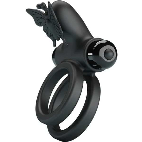 FOR HIM Pretty Love Dubbele Vibratorring met Stimulator, Siliconen
