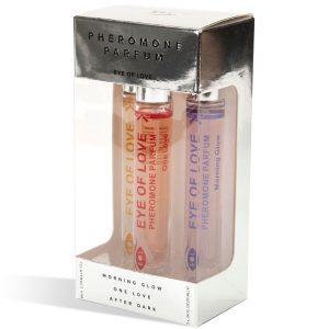 Eye of Love Pheromon-Parfumset met drie geuren Morning Glow, ONE Love en After Dark Eye of Love Pheromon-Parfumset met drie geuren Morning Glow, ONE Love en After Dark - Afbeelding 2