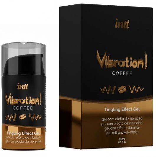 Intt Massage & Oral SEX Massagegel met koffiesmaak en heet effect, 30 ml