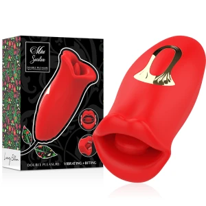 MIA Sicilia Clitorisstimulator met tongbeweging en vibratie