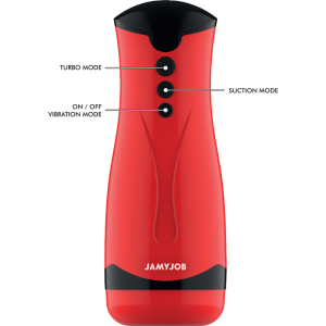 Jamyjob Dameron Zuig- en Vibratiemasturbator met 5 Standen Jamyjob Dameron Zuig- en Vibratiemasturbator met 5 Standen - Afbeelding 4