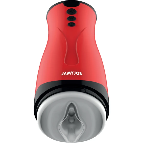 Jamyjob Dameron Zuig- en Vibratiemasturbator met 5 Standen