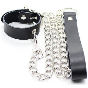 Ohmama Penis-Halskette und Lederarmband mit Metallkette Ohmama Penis-Halskette und Lederarmband mit Metallkette – Bild 1
