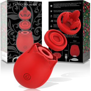 MIA Clitoris-Stimulator Roze 2.0 met twee koppen en zuigmodi MIA Clitoris-Stimulator Roze 2.0 met twee koppen en zuigmodi - Afbeelding 1