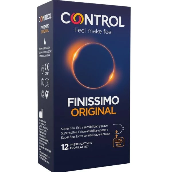 Control Condoms Finissimo Condooms, superdun, nominale breedte 54 mm, 12 stuks