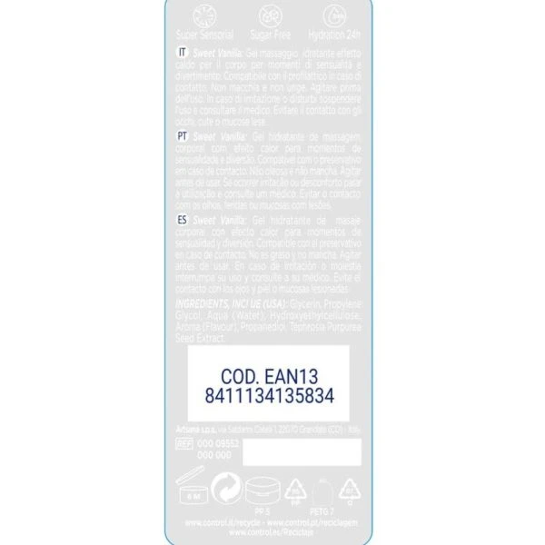 Control Lubes Massage Gel 2-in-1 Madagascar Sweet 200 ml Control Lubes Massage Gel 2-in-1 Madagascar Sweet 200 ml