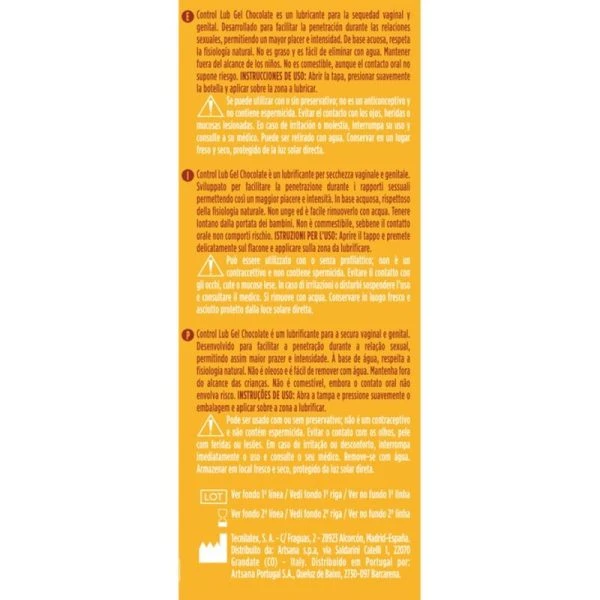 Control Lubes Glijmiddel met Chocoladearoma 75 ml