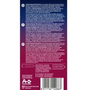 Control Condoms Xtra Dots 12 stuks met 264 noppen Control Condoms Xtra Dots 12 stuks met 264 noppen - Afbeelding 2