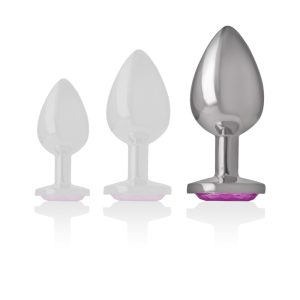 Intense Analplug aus Metall mit Herz-Anhänger Rosa Größe L Intense Analplug aus Metall mit Herz-Anhänger Rosa Größe L – Bild 5