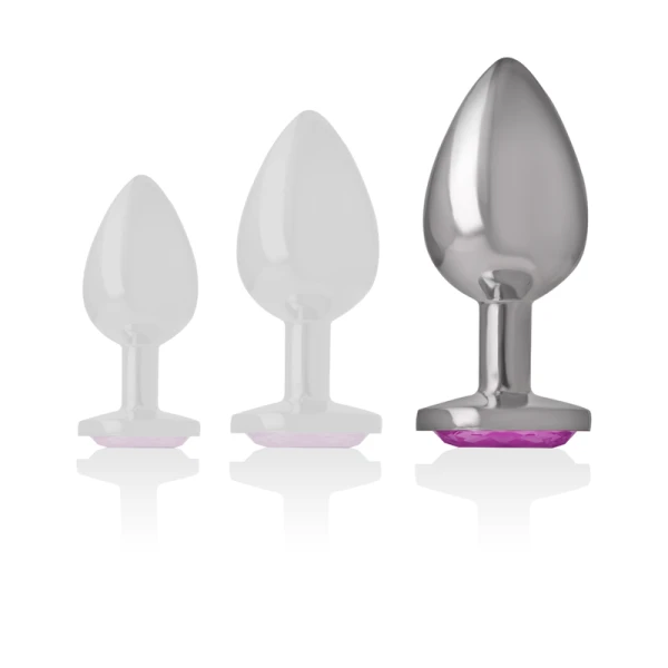 Intense Analplug aus Metall mit Herz-Anhänger Rosa Größe L Intense Analplug aus Metall mit Herz-Anhänger Rosa Größe L