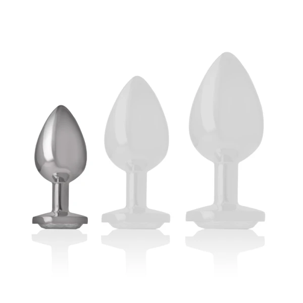 Intense Analplug mit Diamantjuwel aus Metall, Größe S Intense Analplug mit Diamantjuwel aus Metall, Größe S