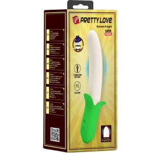High Tech Pretty Love Banana Knight Super Power 7 Siliconen Vibrator, lichtgroen High Tech Pretty Love Banana Knight Super Power 7 Siliconen Vibrator, lichtgroen - Afbeelding 7
