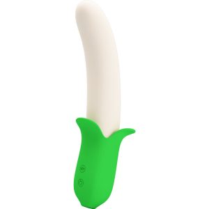 High Tech Pretty Love Banana Knight Super Power 7 Siliconen Vibrator, lichtgroen High Tech Pretty Love Banana Knight Super Power 7 Siliconen Vibrator, lichtgroen - Afbeelding 1
