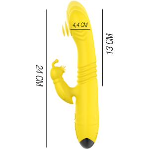 Intense High Tech Toky Multifunktionsvibrator mit Auf- und Abbewegung, Gelb Intense High Tech Toky Multifunktionsvibrator mit Auf- und Abbewegung, Gelb – Bild 3