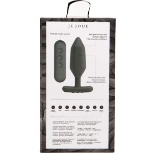 Je Joue Onyx Anal Plug Vibrator mit Rumpelvibrationen, schwarz Je Joue Onyx Anal Plug Vibrator mit Rumpelvibrationen, schwarz – Bild 5