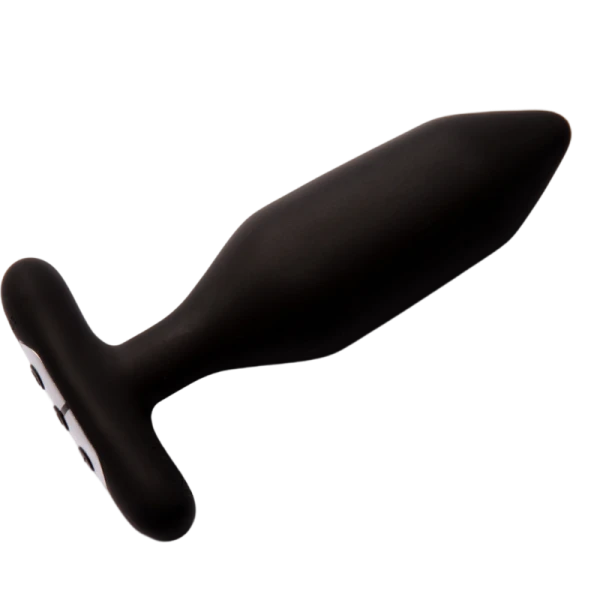 Je Joue Onyx Anal Plug Vibrator mit Rumpelvibrationen, schwarz
