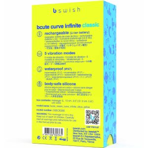 B Swish Bcute Curve Infinite Klassischer G-Punkt Vibrator Gelb B Swish Bcute Curve Infinite Klassischer G-Punkt Vibrator Gelb – Bild 5