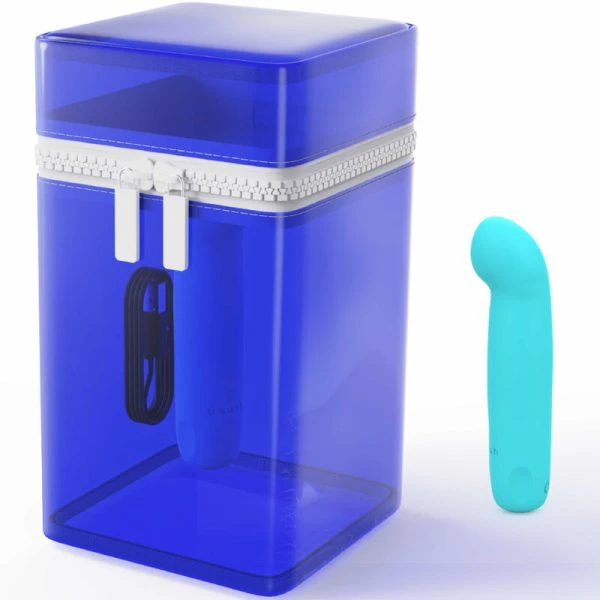 B Swish Bcute Curve Infinite Classic G-punt vibrator met siliconen, blauw