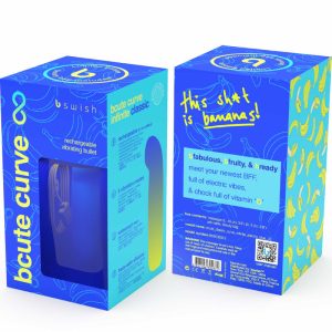 B Swish Bcute Curve Infinite Classic G-punt vibrator met siliconen, blauw B Swish Bcute Curve Infinite Classic G-punt vibrator met siliconen, blauw - Afbeelding 5