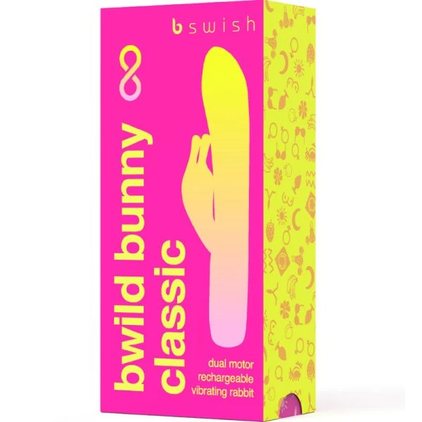 B Swish Bwild Bunny Infinite Classic Vibrator met Clitorisstimulator, Roze