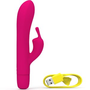 B Swish Bwild Bunny Infinite Classic Vibrator met Clitorisstimulator, Roze B Swish Bwild Bunny Infinite Classic Vibrator met Clitorisstimulator, Roze - Afbeelding 1