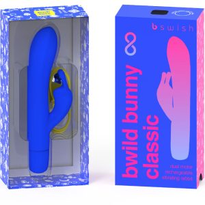 B Swish Bwild Bunny Infinite Classic Vibrator met clitorisstimulator van siliconen B Swish Bwild Bunny Infinite Classic Vibrator met clitorisstimulator van siliconen - Afbeelding 2