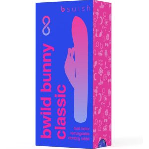 B Swish Bwild Bunny Infinite Classic Vibrator met clitorisstimulator van siliconen B Swish Bwild Bunny Infinite Classic Vibrator met clitorisstimulator van siliconen - Afbeelding 4