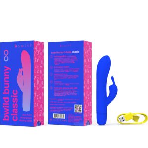 B Swish Bwild Bunny Infinite Classic Vibrator met clitorisstimulator van siliconen B Swish Bwild Bunny Infinite Classic Vibrator met clitorisstimulator van siliconen - Afbeelding 3