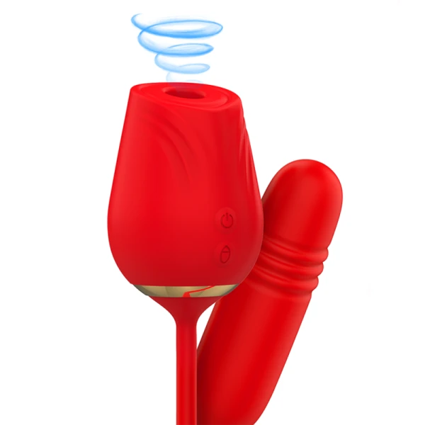 Mia Dubbel Genot Opzetvibrator met Zuigfunctie
