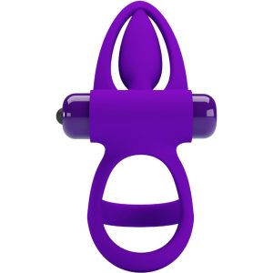 FOR HIM Pretty Love Vibratorring met 10 trillingen, lila siliconen FOR HIM Pretty Love Vibratorring met 10 trillingen, lila siliconen - Afbeelding 4