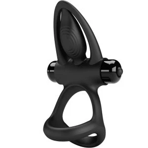 FOR HIM Pretty Love Vibratiering met 10 vibraties, zwart