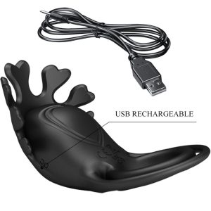 FOR HIM Pretty Love Ruben Vibratorring met 7 standen, zwart FOR HIM Pretty Love Ruben Vibratorring met 7 standen, zwart - Afbeelding 8