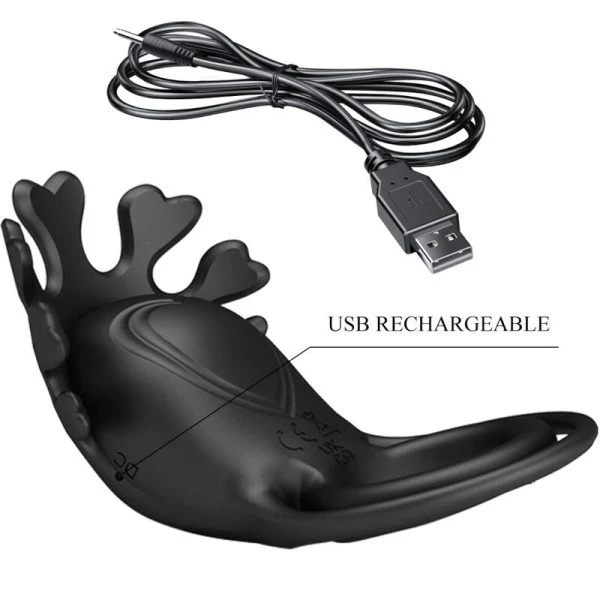 FOR HIM Pretty Love Ruben Vibratorring met 7 standen, zwart FOR HIM Pretty Love Ruben Vibratorring met 7 standen, zwart