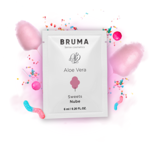 Bruma Aloe Vera Glijmiddel met Smaak van Suikerspin 6 ml Bruma Aloe Vera Glijmiddel met Smaak van Suikerspin 6 ml - Afbeelding 2