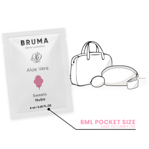 Bruma Aloe Vera Glijmiddel met Smaak van Suikerspin 6 ml Bruma Aloe Vera Glijmiddel met Smaak van Suikerspin 6 ml - Afbeelding 3