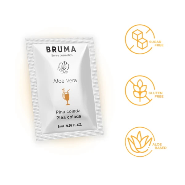 Bruma Glijmiddel met Aloë Vera en Pina Colada-smaak 6 ml
