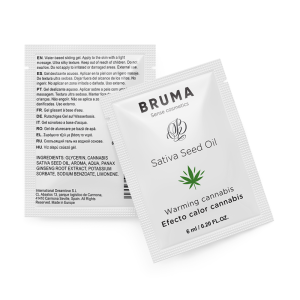 Bruma Glijmiddel met Cannabissmaak en Warmte-effect 6 ml Bruma Glijmiddel met Cannabissmaak en Warmte-effect 6 ml - Afbeelding 2