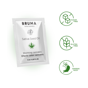 Bruma Glijmiddel met Cannabissmaak en Warmte-effect 6 ml Bruma Glijmiddel met Cannabissmaak en Warmte-effect 6 ml - Afbeelding 4