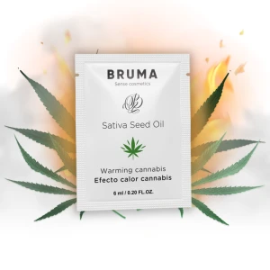 Bruma Glijmiddel met Cannabissmaak en Warmte-effect 6 ml