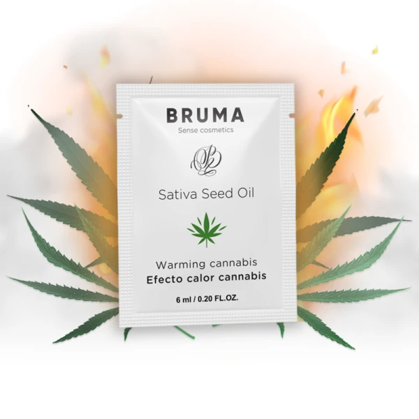 Bruma Glijmiddel met Cannabissmaak en Warmte-effect 6 ml