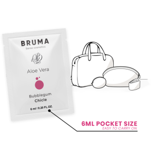 Bruma Aloe Vera Glijmiddel met Bubblegumsmaak 6 ml Bruma Aloe Vera Glijmiddel met Bubblegumsmaak 6 ml - Afbeelding 5