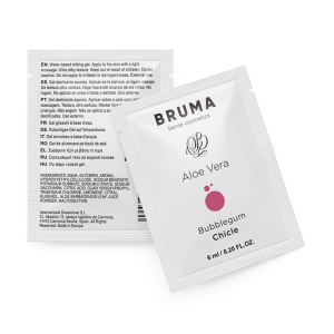 Bruma Aloe Vera Glijmiddel met Bubblegumsmaak 6 ml Bruma Aloe Vera Glijmiddel met Bubblegumsmaak 6 ml - Afbeelding 1