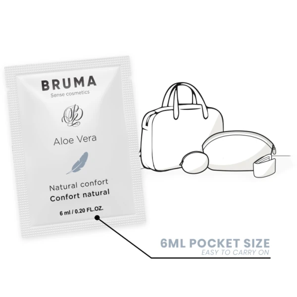 Bruma Aloe Vera Lubricating Gel 6 ml water-based Bruma Aloe Vera Lubricating Gel 6 ml water-based