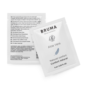 Bruma Aloe Vera Lubricating Gel 6 ml water-based Bruma Aloe Vera Lubricating Gel 6 ml water-based - Image 1