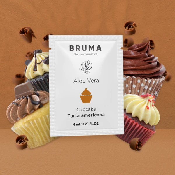 Bruma Aloe Vera Glijmiddel met Cupcake-smaak, 6 ml