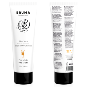 Bruma Aloe Vera Glijmiddel met Pina Colada Smaak 100 ml Bruma Aloe Vera Glijmiddel met Pina Colada Smaak 100 ml - Afbeelding 1