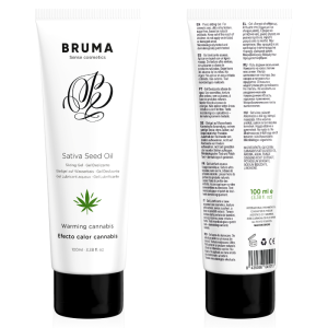 Bruma Glijmiddel met Cannabissmaak en Warmte-effect, 100 ml Bruma Glijmiddel met Cannabissmaak en Warmte-effect, 100 ml - Afbeelding 1