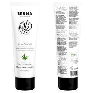 Bruma Gleitgel mit Cannabisgeschmack und Wärmeeffekt, 100 ml