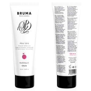 Bruma Aloë Vera Glijmiddel met Kauwgom Smaak 100 ml Bruma Aloë Vera Glijmiddel met Kauwgom Smaak 100 ml - Afbeelding 1