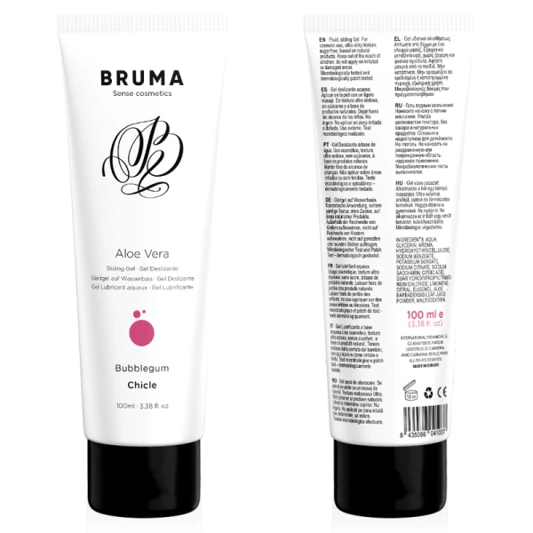Bruma Aloë Vera Glijmiddel met Kauwgom Smaak 100 ml